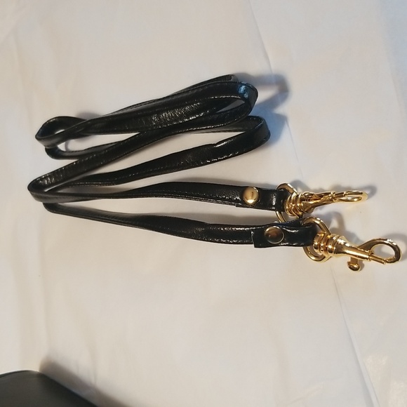 VINTAGE JASMIN Genuine Leather Clutch w/shoulder straps, Perfect Shape - Picture 9 of 9